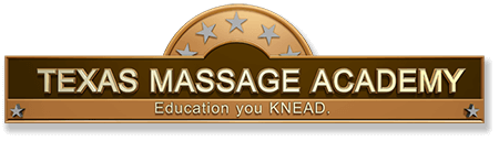 Texas Massage Academy Logo for massage therapy and online traing
