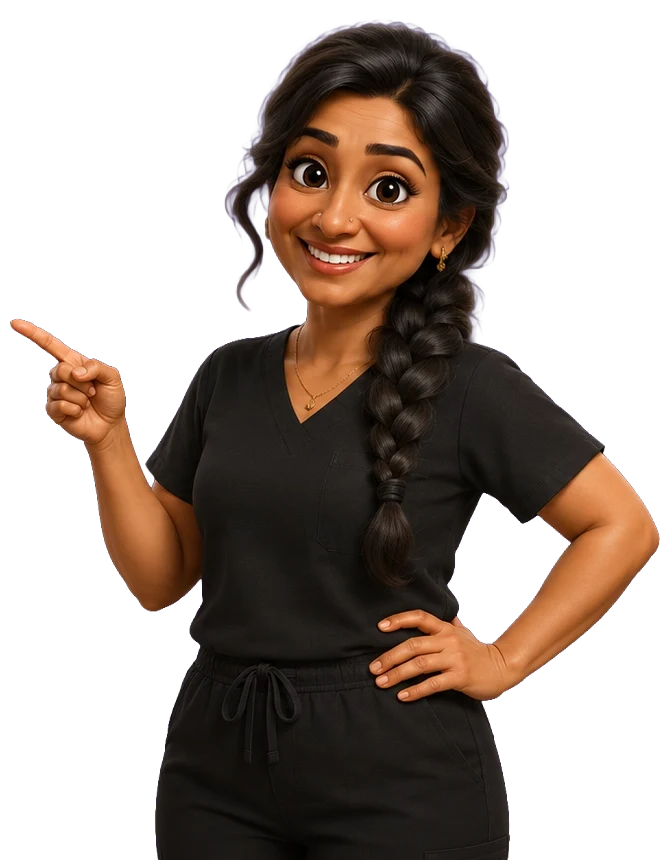 Texas Massage Academy student pointing at the real class video