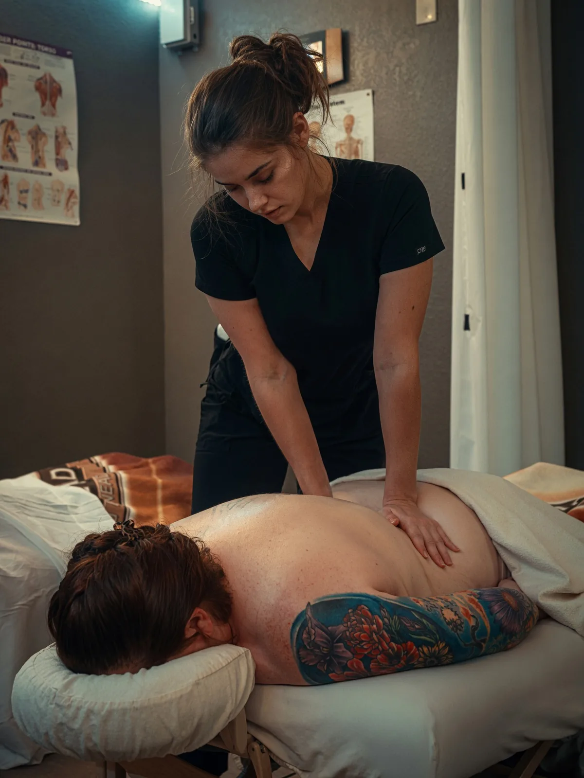 Relaxation massage session at the academy — Texas Massage Academy, Brownwood TX