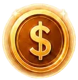 Coin icon — cost savings