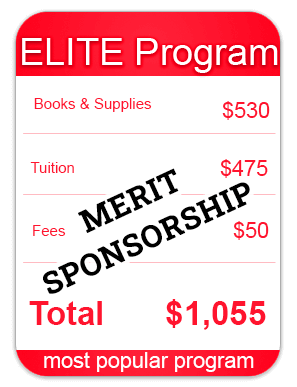 Become a massage therapist in less than 6 months chart explaing massage program costs for Texas Massage Academy ELITE massage class