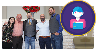 Massage therapy instructors for online classes in San Antonio Fun and interactive online massage classes in San Antonio at graduation with instructors