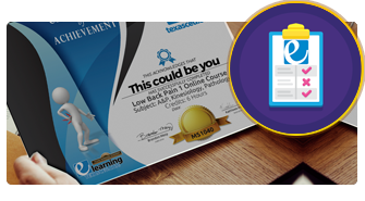 Certificate of online class Certificate of a completede online massage class